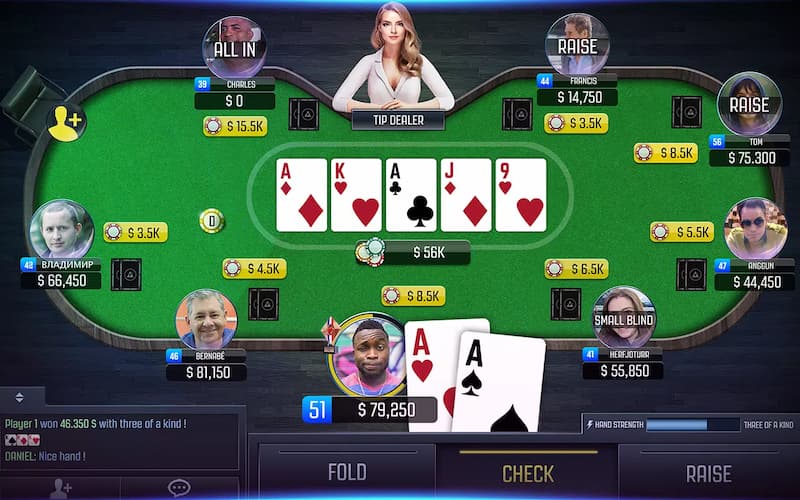 Các game bài King’s Poker tại 7ball