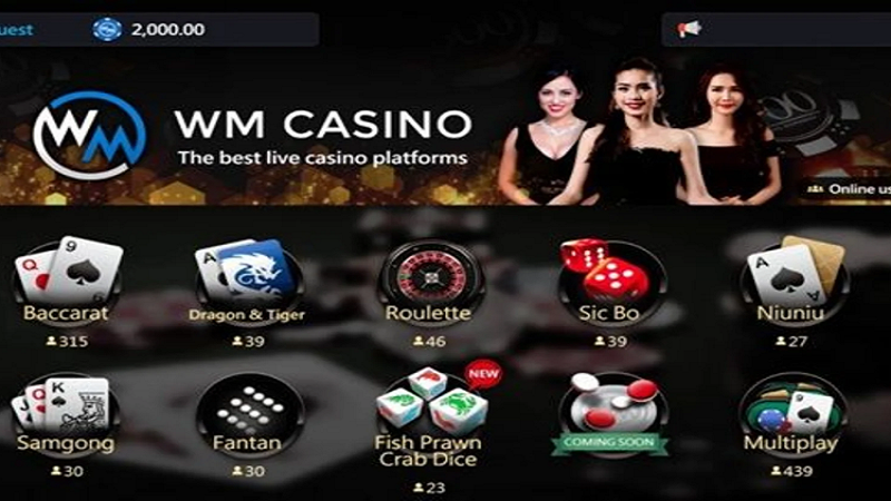 Top tựa game được săn đón nhất tại WM Casino 7ball